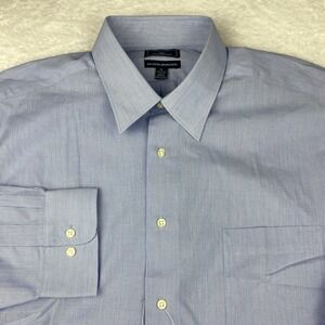DOCKERS Dress Shirt Mens 17-17.5/34-35 Ice Blue Regular Fit New w/Tags!